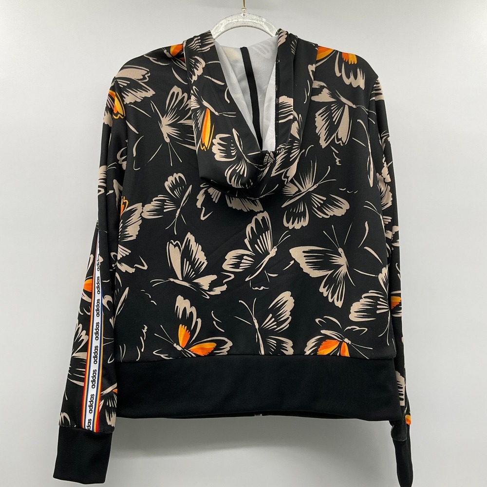 Adidas Butterfly Track Jacket Small Fairycore Grungecore Farm Company Hoodie